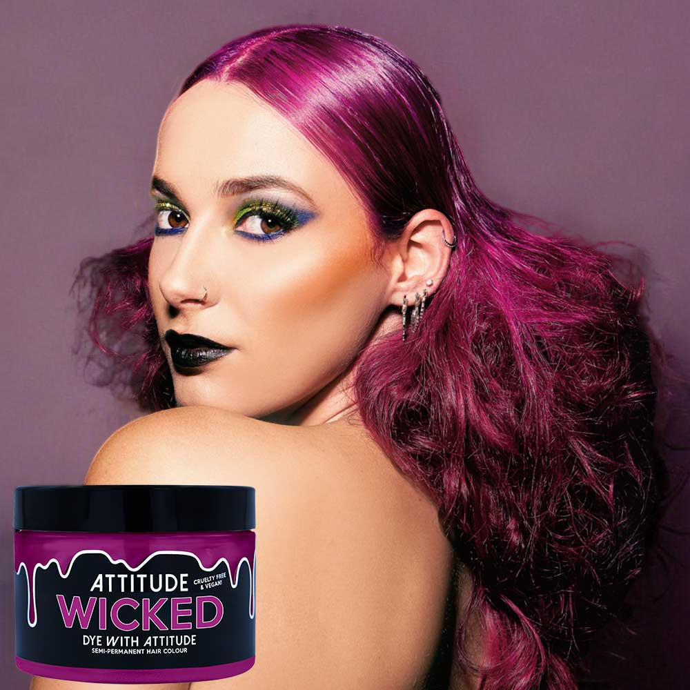 Attitude Hair Dye - Wicked Coloration semi permanente - Violet/Violet
